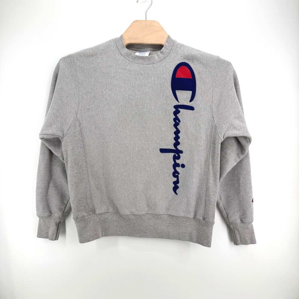 Champion Reverse Weave Sweatshirt Size M Crewneck Cotton Gray Vintage Streetwear